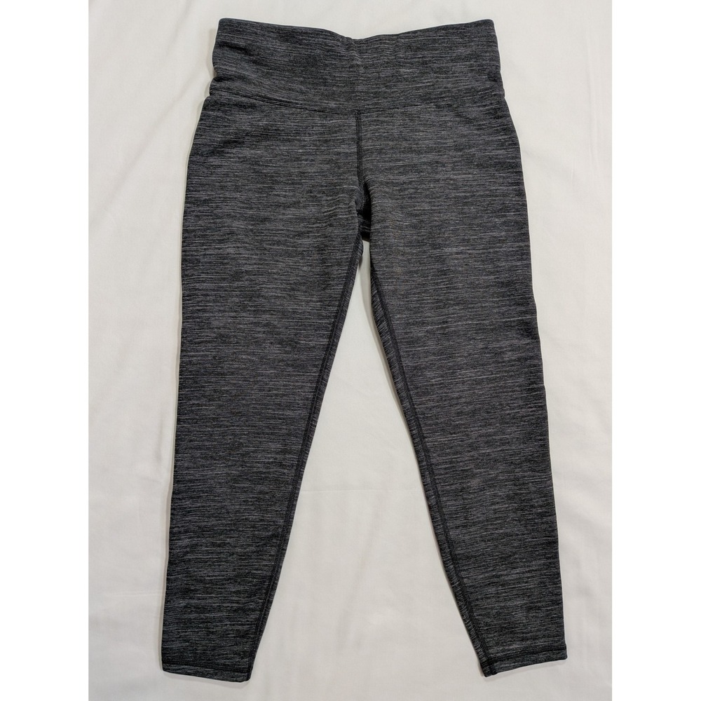 Athleta Altitude Tight Polartec Power Stretch Lined Leggings Space Dye Gray M